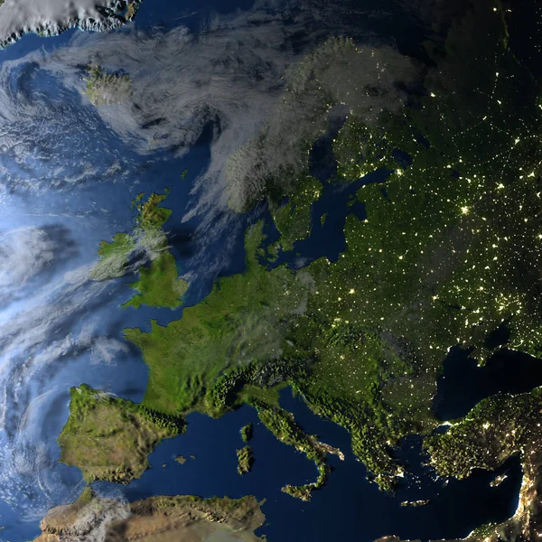 Evropa na planetě Zemi — Stock fotografie