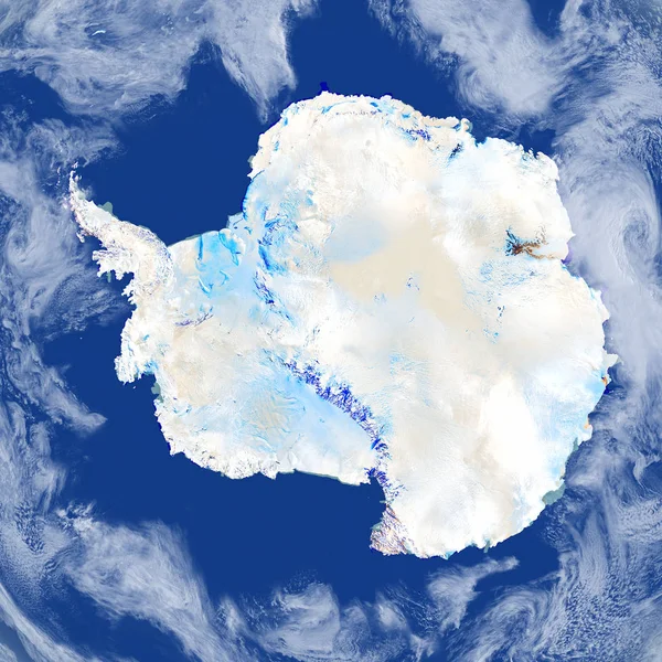 Антарктичні на планеті Земля — стокове фото