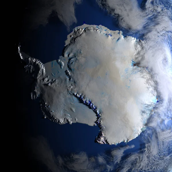 Антарктика на планете Земля — стоковое фото