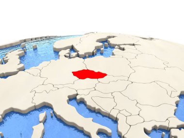 Çek Cumhuriyeti dünya ile sulu denizler üzerinde