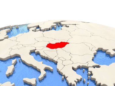 Macaristan sulu Denizi ile dünya üzerinde