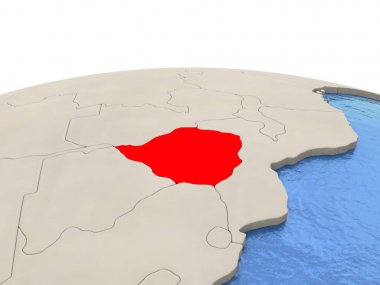 Zimbabve sulu Denizi ile dünya üzerinde