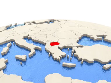 Makedonya sulu Denizi ile dünya üzerinde