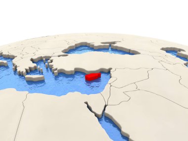 Kıbrıs sulu Denizi ile dünya üzerinde