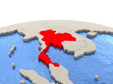 Tayland sulu Denizi ile dünya üzerinde