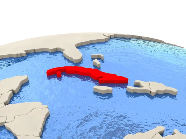 Küba sulu Denizi ile dünya üzerinde