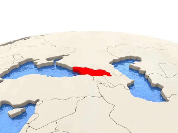 Грузія по всьому світу з водянисті морів — стокове фото