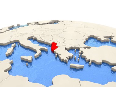 Arnavutluk sulu Denizi ile dünya üzerinde