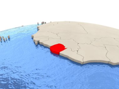 Sierra Leone sulu Denizi ile dünya üzerinde