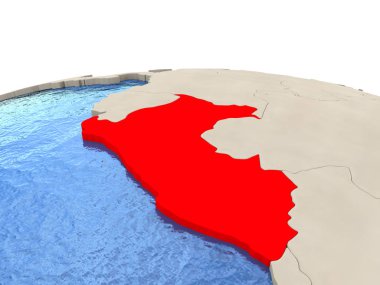 Peru sulu Denizi ile dünya üzerinde