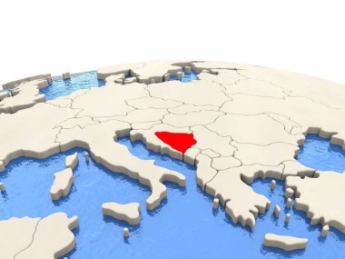 Bosna sulu Denizi ile dünya üzerinde