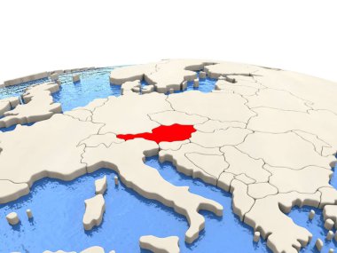 Avusturya sulu Denizi ile dünya üzerinde