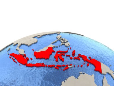 Endonezya sulu Denizi ile dünya üzerinde