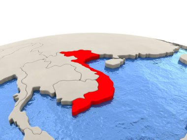 Vietnam sulu Denizi ile dünya üzerinde