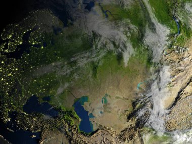 Batı ve Orta Asya Planet Earth