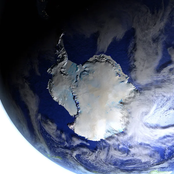 Antraktinen realistinen malli Earth — kuvapankkivalokuva