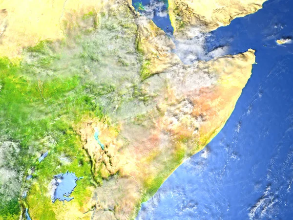 Cuerno de África en el planeta Tierra — Foto de Stock