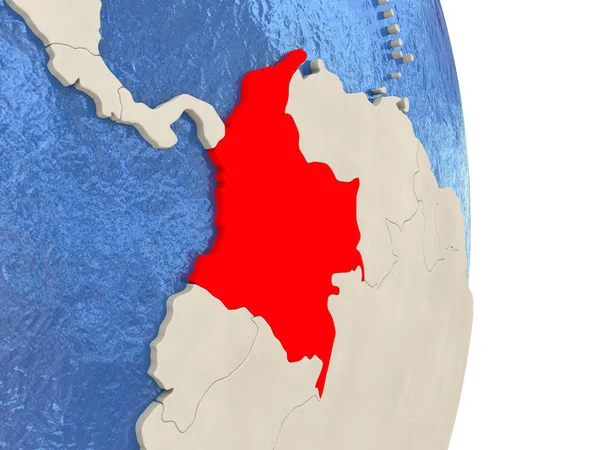 Columbia după modelul globului politic — Fotografie, imagine de stoc