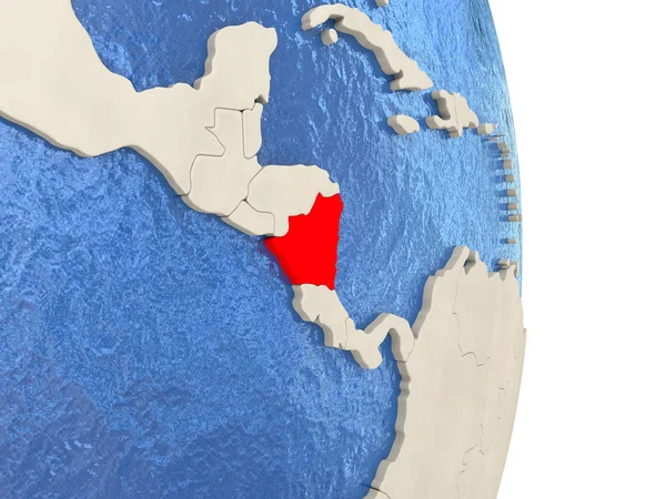 Нікарагуа на моделі політичних глобус — стокове фото