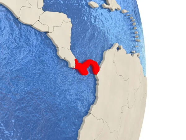 Panamá en modelo de globo político —  Fotos de Stock