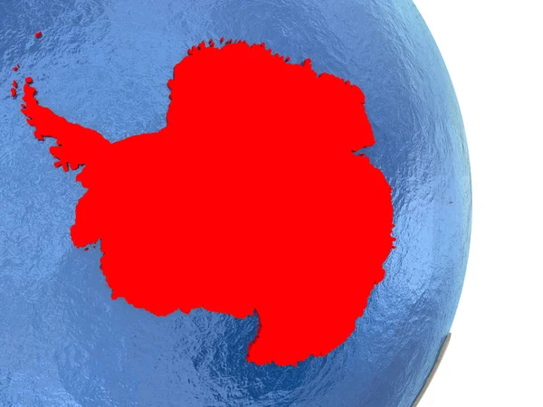 Antártida en modelo de globo político —  Fotos de Stock