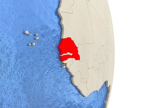 Szenegálban a politikai világ modell — Stock Fotó