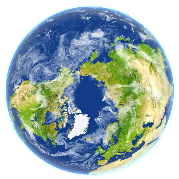 Αρκτικός Ωκεανός στον πλανήτη γη — Φωτογραφία Αρχείου