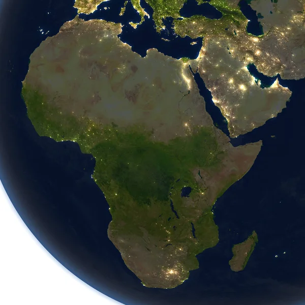 Afrika Planet Earth geceleri — Stok fotoğraf