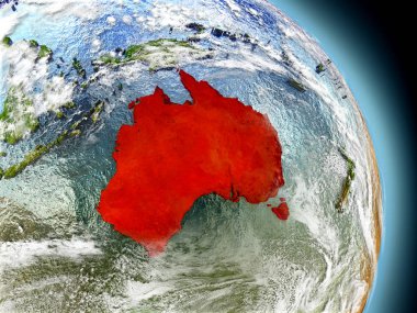 Uzaydan gelen Avustralya