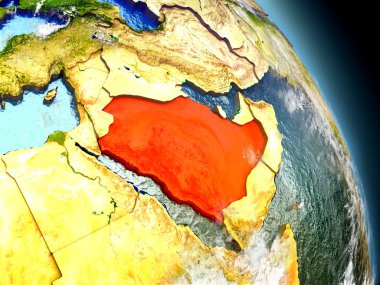 Uzaydan gelen Suudi Arabistan