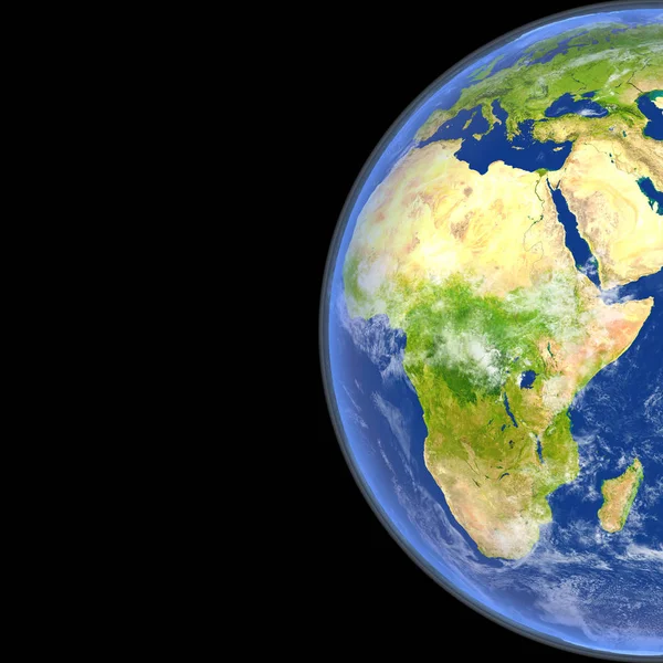 Αφρική από το διάστημα — Φωτογραφία Αρχείου