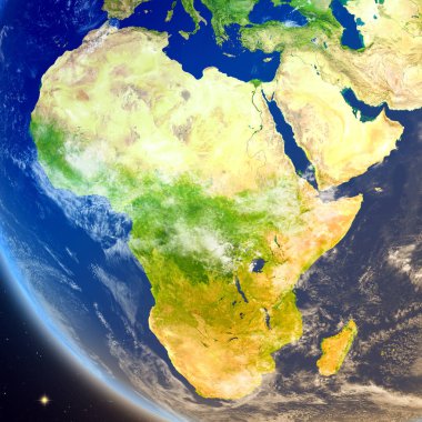 Uzaydan gelen Afrika