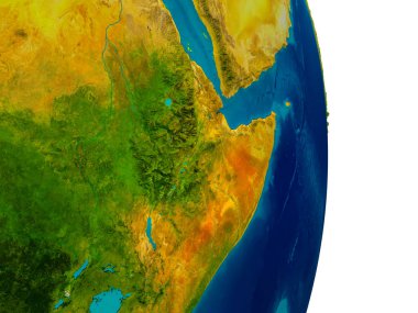 Etiyopya Dünya gezegeninin modeli