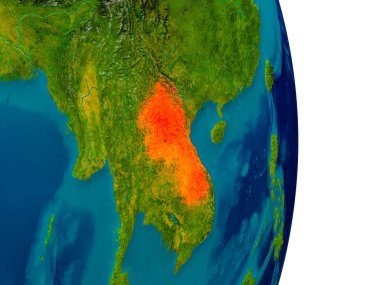 Laos modeli Dünya gezegeninin