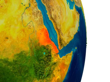 Eritre modeli Dünya gezegeninin