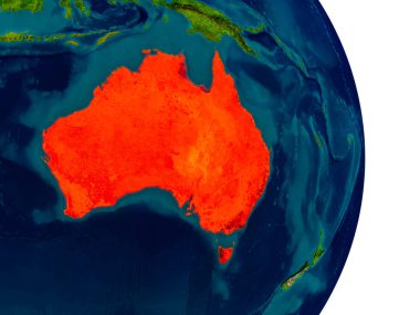 Avustralya modeli Dünya gezegeninin