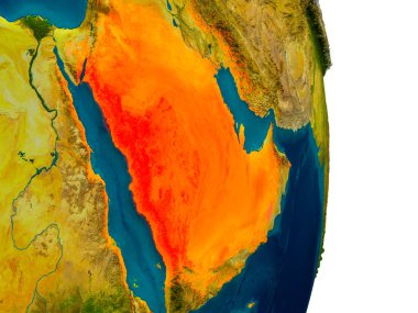 Suudi Arabistan modeli Dünya gezegeninin