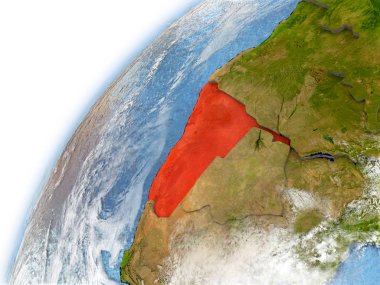 Namibya modeli Dünya gezegeninin