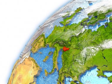 Slovenya modeli Dünya gezegeninin