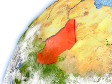 Chad modeli Dünya gezegeninin