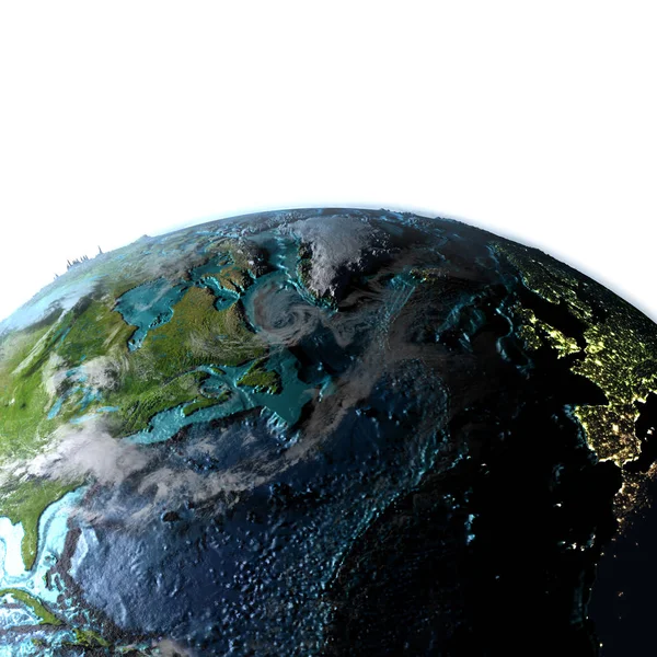 North Atlantic on planet Earth — Stock Photo, Image