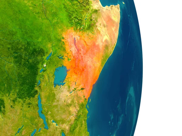 Кенія на планеті — стокове фото