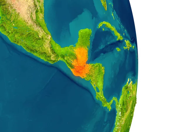 Guatemala auf dem Planeten — Stockfoto
