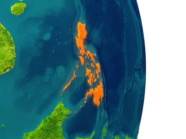 A bolygó Fülöp-szigetek — Stock Fotó