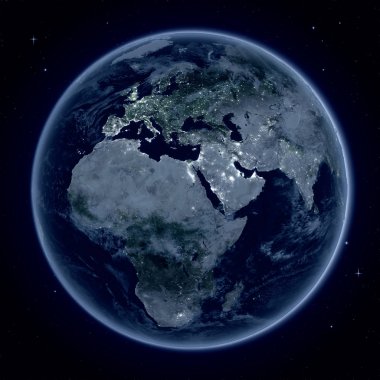 Uzaydan gelen gece EMEA Bölgesi