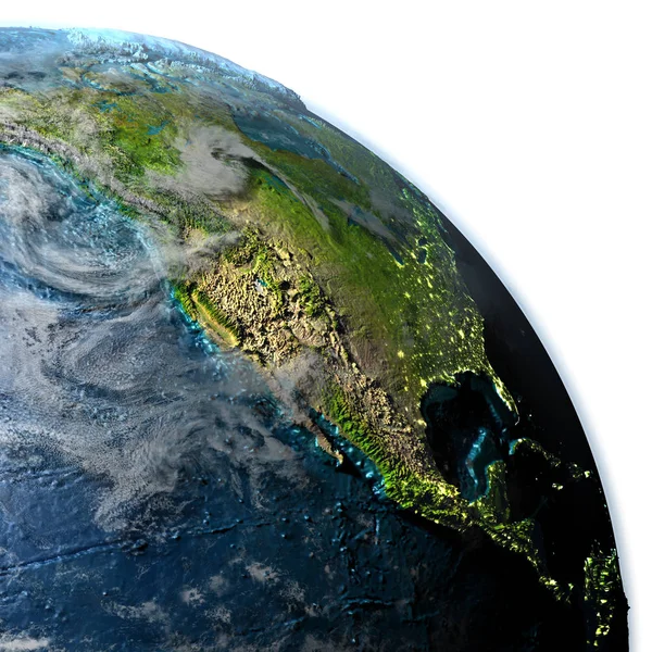 Nordamerika på planeten jorden — Stockfoto