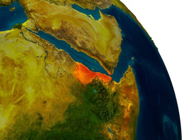 Eritre modeli Dünya gezegeninin