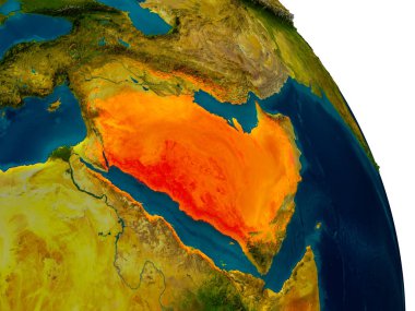 Suudi Arabistan modeli Dünya gezegeninin