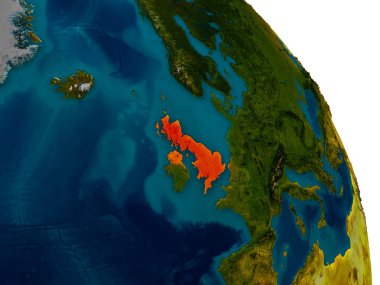 Amerika Birleşik Devletleri Dünya gezegeninin modeli