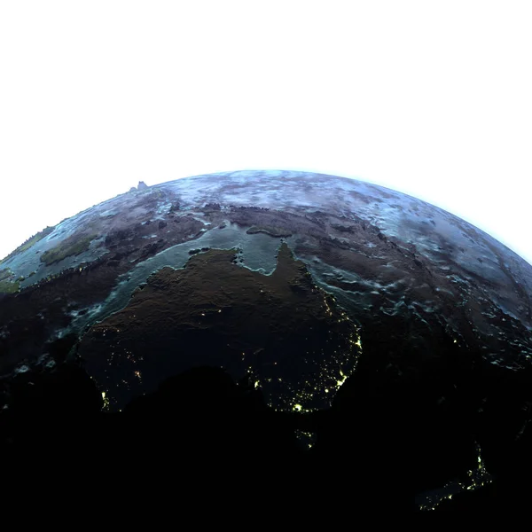 Australie sur Terre au crépuscule — Photo